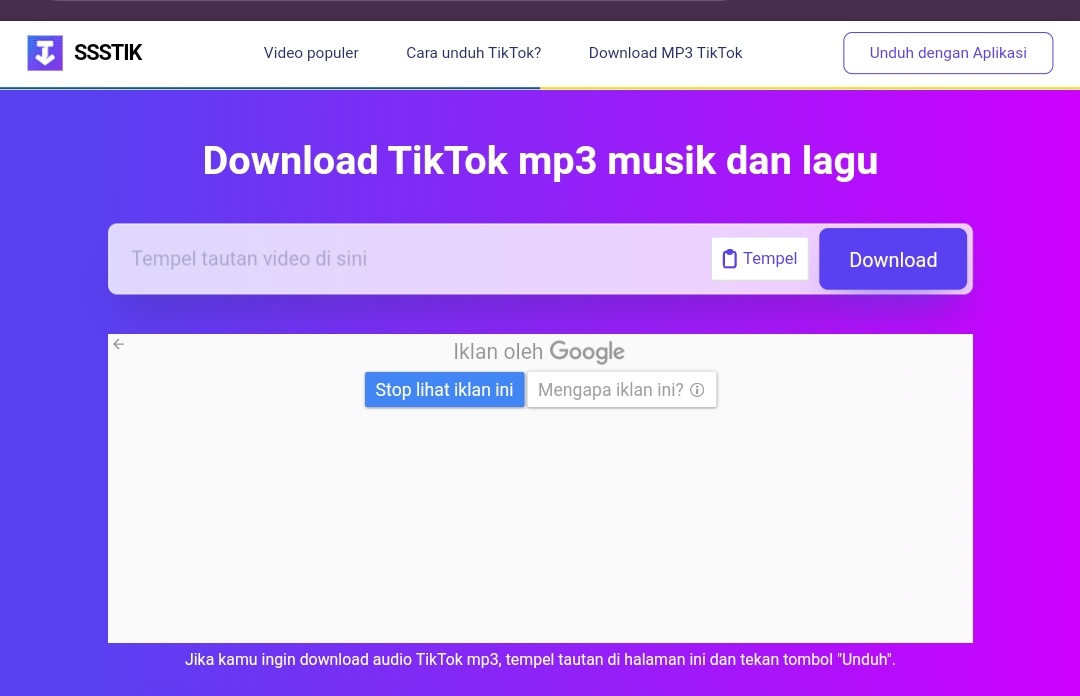 5 cara download sound di TikTok MP3