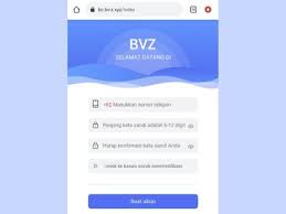 Cara daftar aplikasi bvz