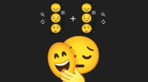 Contoh emoji mix 