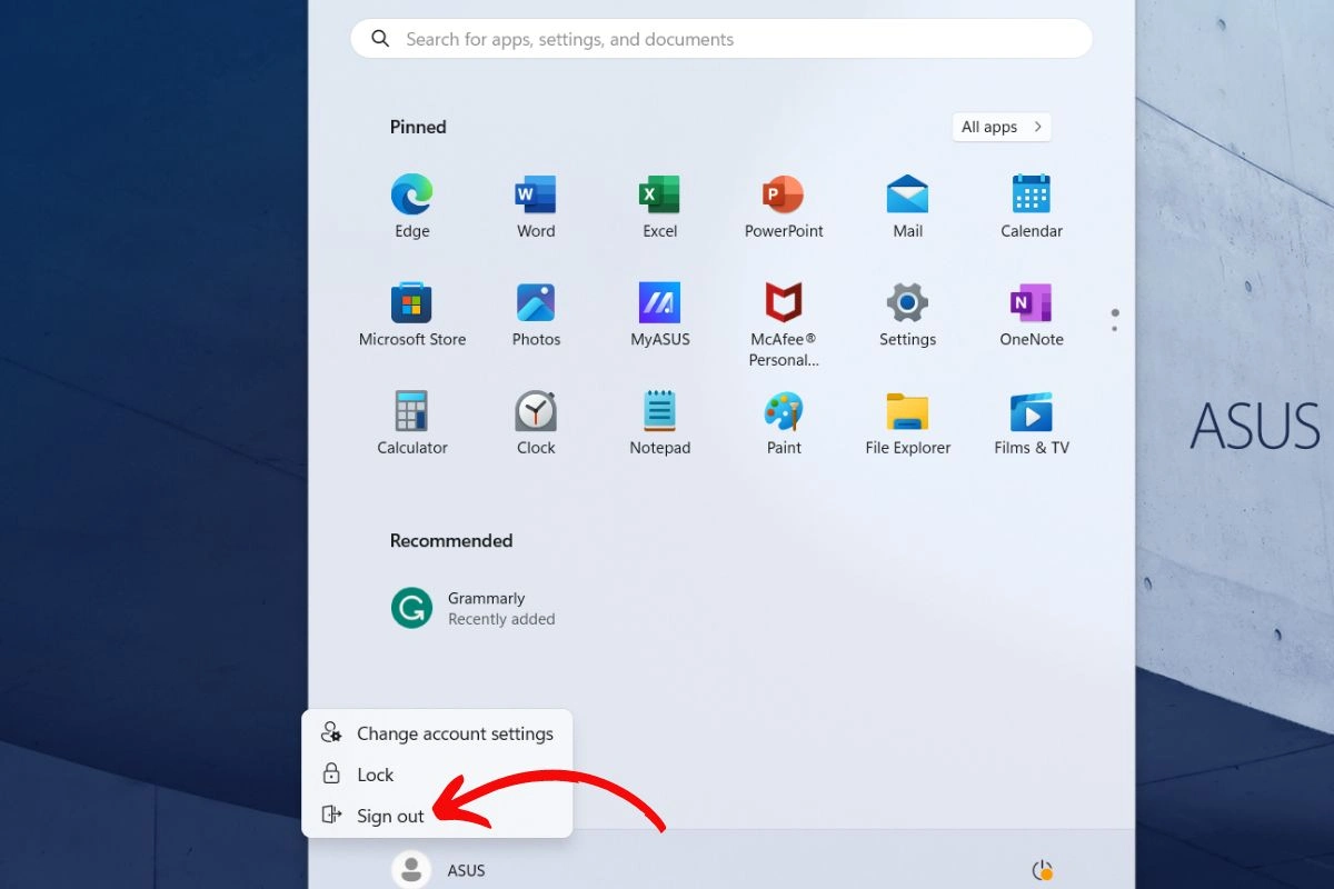 cara logout akun Microsoft di laptop Windows 10