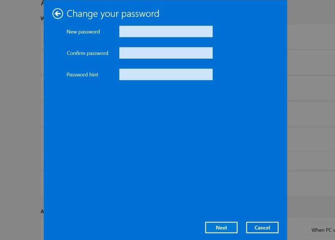 cara mengubah password laptop