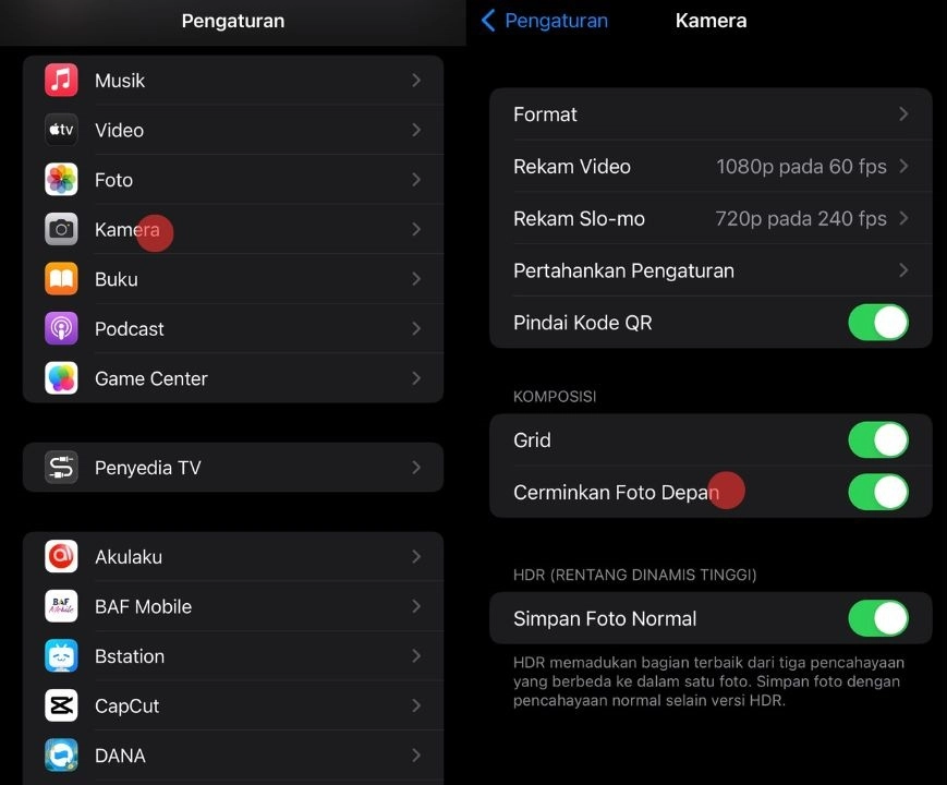 Cara setting kamera iPhone 6 agar tidak mirror tanpa aplikasi